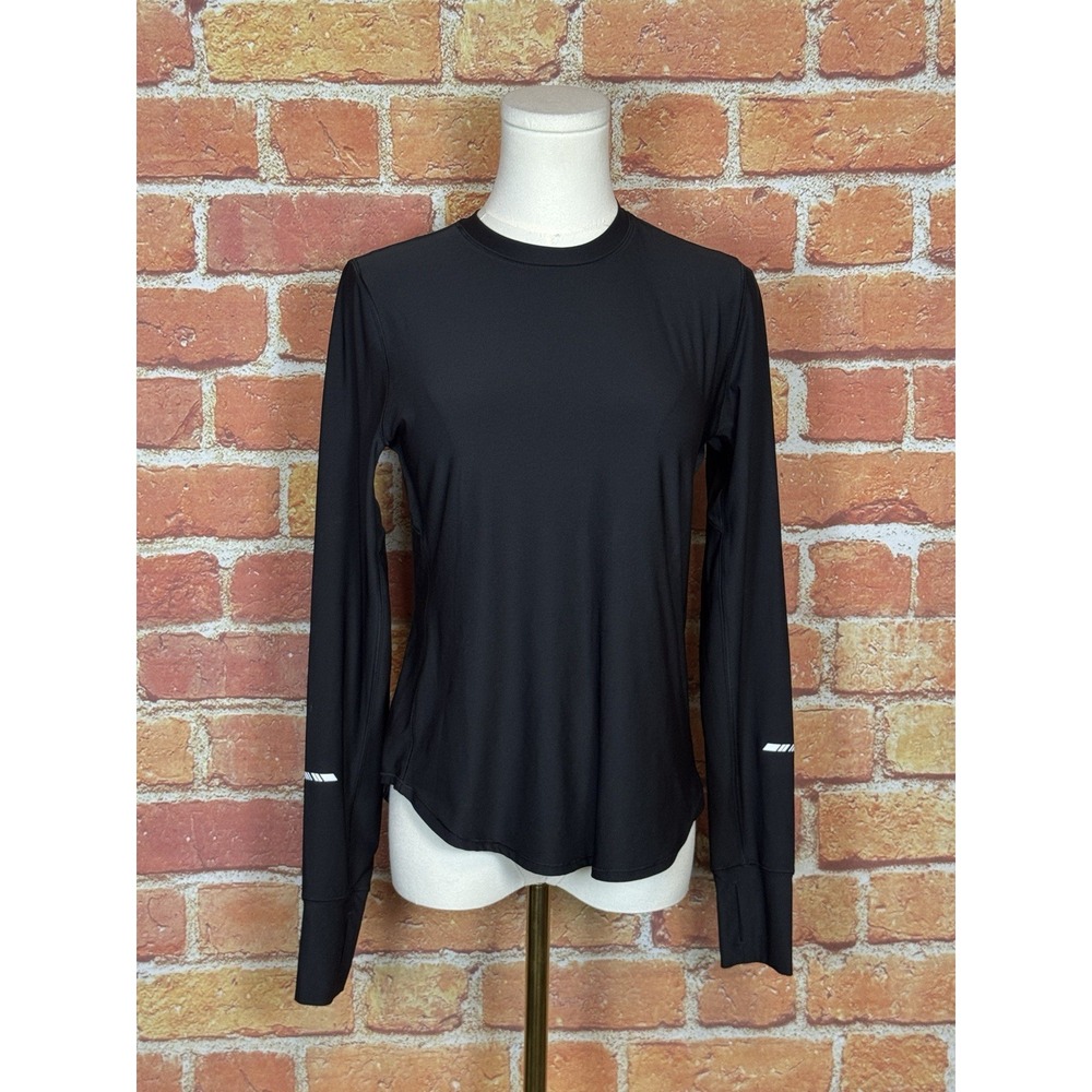 DSG Shirt Womens Small Black Movement LS Crew Moisture Wicking Performance Tech